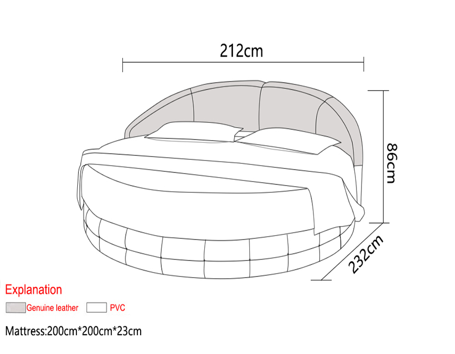 最新大圆床，颠覆传统睡眠体验的革命性家居设计